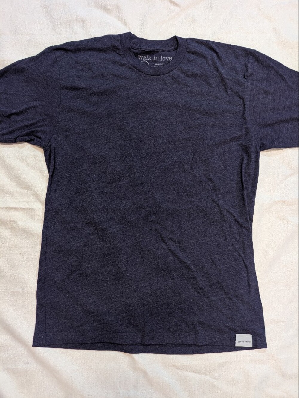 Walk in Love Secret Heather Purple Crew Neck T-Shirt